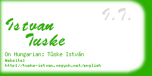 istvan tuske business card